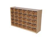 Wood Designs 16039 718 30 Tray Storage With Baskets
