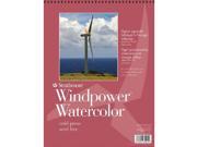 Strathmore ST640 9 Windpower 9 x 12 Cold Press Wire Bound Watercolor Pad