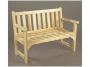 Rustic Natural Cedar Furniture 0500506 English Garden Settee