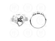 Doma Jewellery MAS04273 6 Sterling Silver Heart Cluster Ring R 1134 Size 6