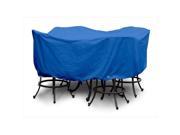 KoverRoos O5251 Weathermax Large Bar Set Cover with umbrella hole Pacific Blue 84 Dia x 40 H in.