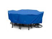 KoverRoos O1352 Weathermax Large Dining Set Cover Pacific Blue 108 L x 82 W x 28 H in.