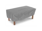 KoverRoos 82550 Weathermax Ottoman Small Table Cover Charcoal 25 L x 19 W x 17 H in.