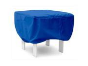 KoverRoos O4225 Weathermax 18 in. Ottoman Small Table Cover Pacific Blue 20 L x 20 W x 15 H in.