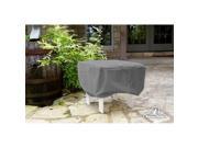 KoverRoos 86650 Weathermax 26 in. Ottoman Small Table Cover Charcoal 26 L x 26 W x 16 H in.