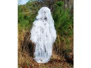 GhillieSuits PP PONCHO WHITE Ghillie Paintball Ultra Light Synthetic Poncho Winter White