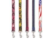 Casual Canine ZW5013 66 76 Neoprene Lead 6 Ft x 1 In Pink Floral