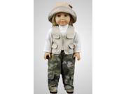 The Queens Treasures AGCFAO Fishing Adventure Outfit FOR 18 in. DOLLS AMERICAN GIRL
