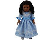 The Queens Treasures AGCBSD 1800s Style Sunday Dress For 18 in. Dolls American Girl
