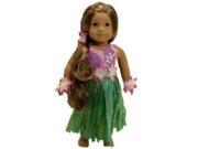 The Queens Treasure AGCHGO Doll Clothes for American Girl 18 Inch Dolls Hula Girl Outfit