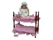 The Queens Treasure AGBB Single Doll Bed That Can Stack Into Bunk Beds Perfect for American Girl 18 in. Dolls