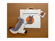 Flat Friends GKANLC Grey Kangaroo Soft Plush Toy And Carry Bag
