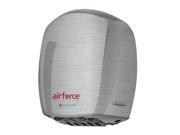 World Dryer J 971A3 Airforce 110 120V Aluminum Brushed Chrome Hi Speed Energy Efficient Hand Dryer