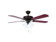 YOSEMITE HOME DECOR WESTFIELD ORB 4 52 in. Ceiling Fan in Oil Rubbed Bronze Finish with 4 light and 16 in. lead wire included