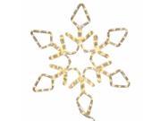Vickerman X106172 72 in. LED 416Lt PureWht Diamond Snowflake