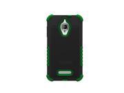 Beyond Cell DSAL7024W0211 Screen Protector Suitable for Alcatel OneTouch Fierce 7024W Duo Shield Black and Green