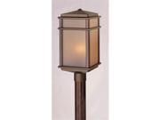 Feiss OL3408CB Mission Lodge Collection Corinthian Bronze Pier Post Lantern