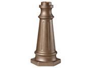 Feiss Postbase CB Cover For Post Outdoor Accessory Corinthian Bronze