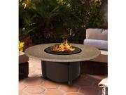 California Outdoor Concepts 5010 BR PG7 SUN 42 Carmel Chat Height Fire Pit Brown Gold Reflective Glass Sunset Gold 42 in.