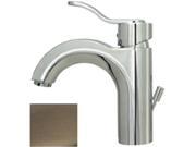 Whitehaus Collection Alfi Trade 3 04040 BN 5 in. Wavehaus single hole single lever lavatory faucet with pop up waste Brushed Nickel