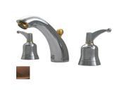 Whitehaus Collection Alfi Trade 614.131WS ACO 4.50 in. Blairhaus Adams widespread lavatory faucet Antique Copper