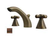Whitehaus Collection Alfi Trade 614.141WS ACO 4.50 in. Blairhaus Truman widespread lavatory faucet Antique Copper