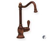 Whitehaus Collection WHFH C3132 BN 5.50 in. Point of use drinking water faucet with traditional spout Brushed Nickel
