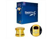 Steam Spa OA600GD Steam Spa Oasis Package for Steam Spa 6kW Steam Generators; Polished Brass