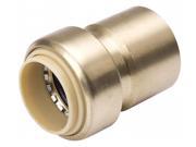 B And K Industries 634 203HC .50 in. X .50 in.FPT Lead Free Brass Push Fit Valve Adapt