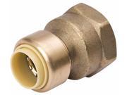 B And K Industries 630 234HC .50 in. X .75 in. Low Lead Brass FPT Reducing Adapter