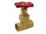 B And K Industries 100 455NL 1 in. Copper Sweat Low Lead Gate Valve
