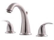 Ultra Faucets UF55013 Brushed Nickel Two Handle Lavatory Widespread Faucet