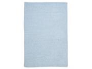 Colonial Mills M502R144X144S Simple Chenille Sky Blue 12 ft. square Rug
