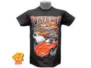 Brickels Racing Collectibles C4 Corvette Still Turning Heads T Shirt Black LARGE BDC4ST193