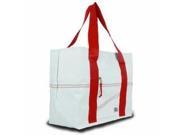 Sailor Bags 202 R 44 White with Red Large Toteand