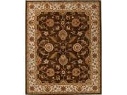 Jaipur Mythos Maia RUG102934 4 in. W x 8 in. L Traditional Oriental Pattern Wool Tufted Rug in Cocoa Brown