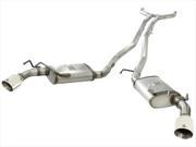 aFe Power 49 44041 P Mach Force XP 5 in. Stainless Steel with Polished Tip DPF Back Exhaust System GM Diesel Trucks 2011 2013 V8 6.6 L