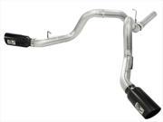 aFe Power 49 44042 B Mach Force XP Cat Back Exhaust System with 4 in. Double Walled Black Tips Chevrolet Camaro 2010 2013 V6 3.6 L