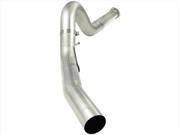 aFe Power 49 43054 B Mach Force XP 5 in. DPF Back Stainless Steel with Black Tip Exhaust System Ford Diesel Trucks 2008 2010 V8 6.4 L