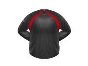 3N2 3050 0135 YL Rbi Pro Fleece Black And Red Youth Large