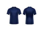 3N2 2090Y 03 YL Kzone Two Button Henley Youth Navy Youth Large