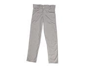 3N2 2540Y 05 YL Stock Pro Weight Poly Pant Open Hem Grey Youth Large