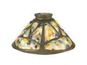Meyda 22134 Victorian Art Glass Dragonfly Bell Shade