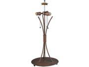 Meyda Tiffany 117159 28 in. H Wrought Iron Curved Arm Base