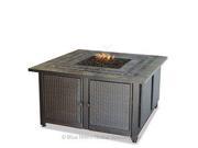 Uniflame GAD1393SP LP GAS OUTDOOR FIREBOWL WITH SLATE TILE MANTEL WITH COPPER ACCENTS
