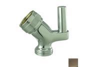 Whitehaus Collection WH179A8 BN Showerhaus brass swivel hand spray connector for use with mount model number WH172A Brushed Nickel