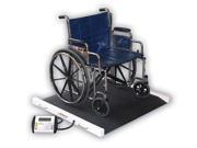 Cardinal Scale Detecto BRW1000 Portable Bariatric Wheelchair Scale 1100 Lb X .5 Lb 450 Kg X .2 Kg