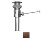 Whitehaus Collection WHP314 1 ACO 2.75 in. Pop up mechanical drain Antique Copper