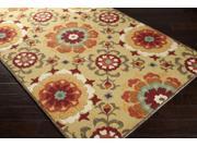 Surya Rug SOM7704 23 Rectangle Misted Yellow Hand Hooked Accent Rug 2 x 3 ft.