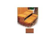 A and B Accessories SER34 Two Tier Redwood Spa Steps 34 Inch